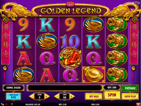 Golden Legend Main Screen