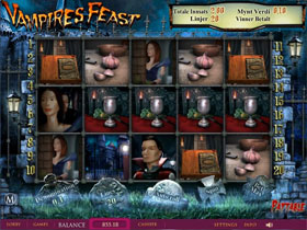 Vampires Feast Main Screen