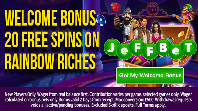 jeffbet welcome bonus